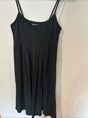 GAP Maternity Casual Black Spaghetti Strap Sundress